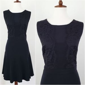 NWT The Limited Black Flare Hem Sheath Dress